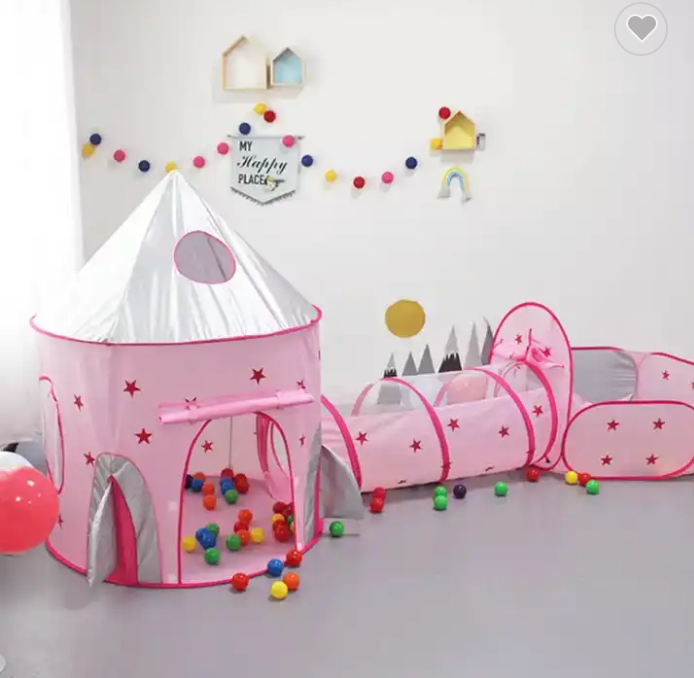 CARPA TUNEL ESTRELLAS + 100PELOTAS