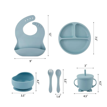 SET VAJILLA SILICONA PARA BEBÉS