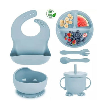 SET VAJILLA SILICONA PARA BEBÉS